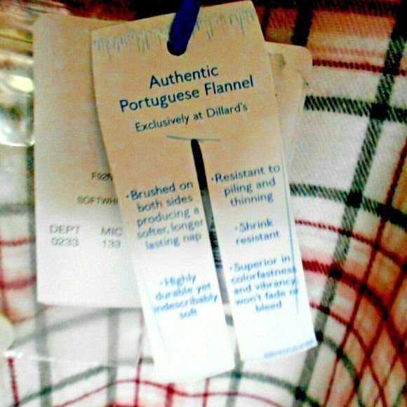 SLEEP SENSE LOUNGE/NIGHTGOWN PORTUGUESE FLANNEL - Picture 6 of 7